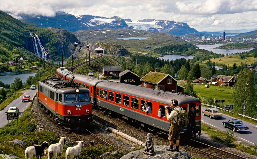 Norwegen (1987) – Tag 11 – Oslo – Auf nach Oslo